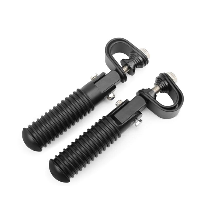 Foot Pegs for 1''-1.2" Crash Bar Foldable Footpegs Universal Footrest Mount