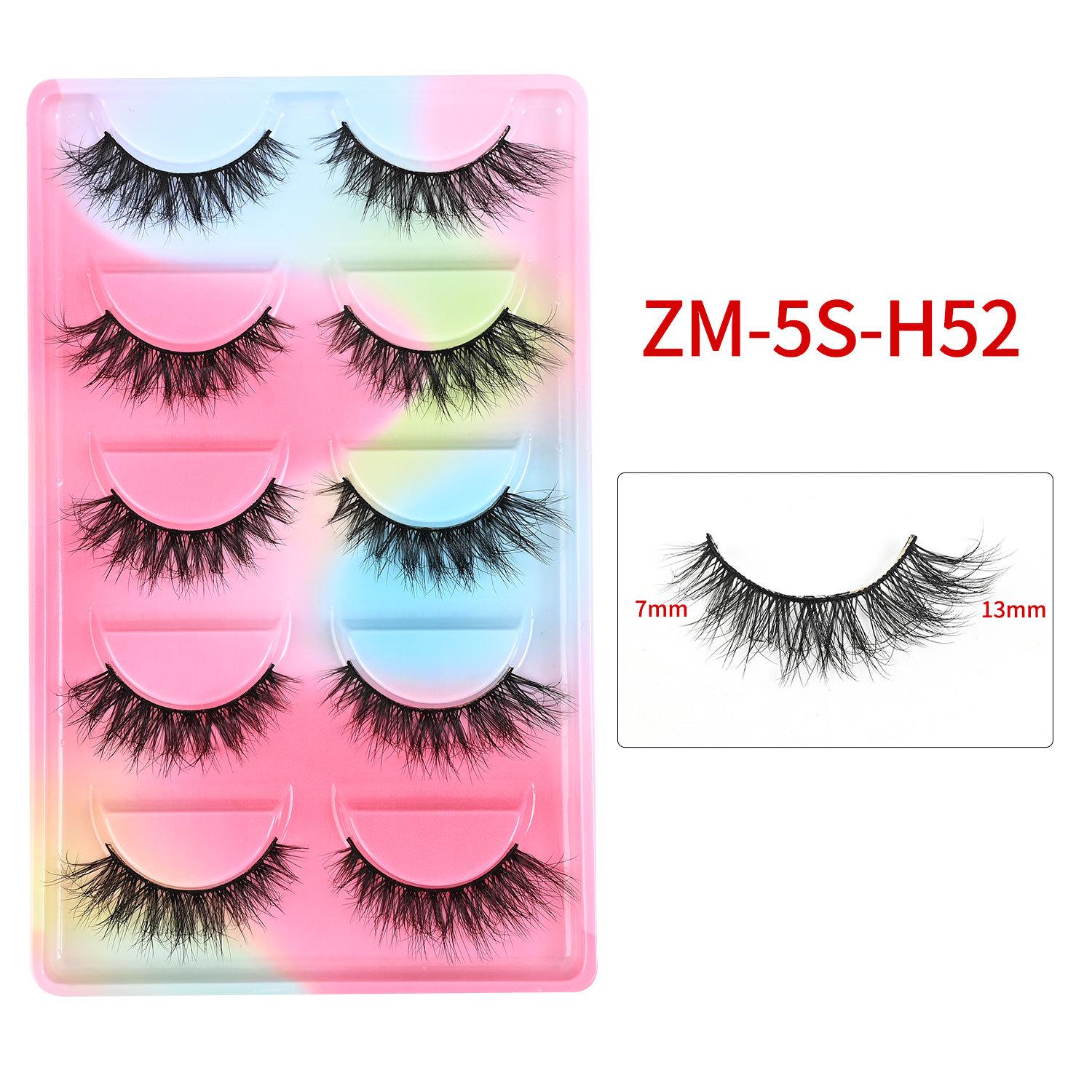 

Cross-border Natural Thick Curled False Eyelashes (5 Pairs)