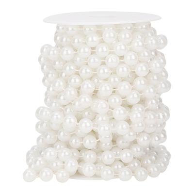 12 mm Imitacja Perły 10 m Łączone Koraliki Kurtyna Dekoracja Domu Zawieszka(Biały)