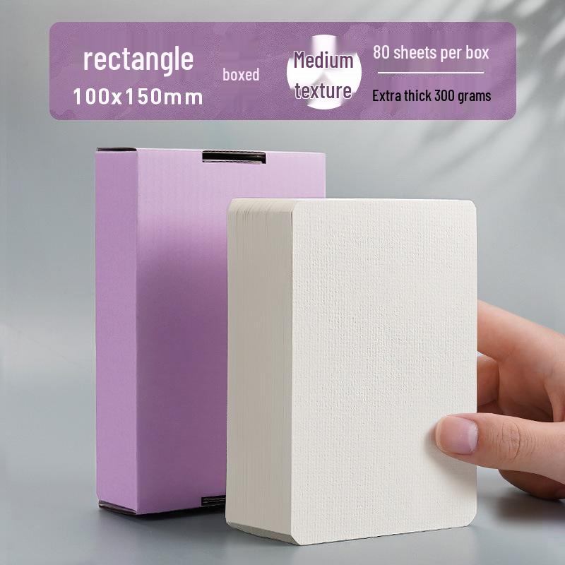 Yuanhao Handgemalte Kunst Aquarell Postkarten- & Lesezeichen-Set