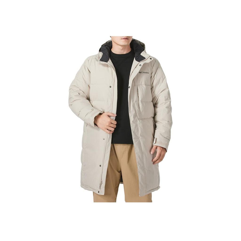 Columbia Omni-Heat Toyama Pass II Down Parka Men Outerwear Beige WE5702-278