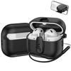 For Samsung Galaxy Buds3 Pro/Buds3 Case Switch Lock Earbuds Cover with Stand and Lanyard