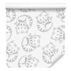 Sleeping kittens wallpaper for living room and bedroom 50x1000