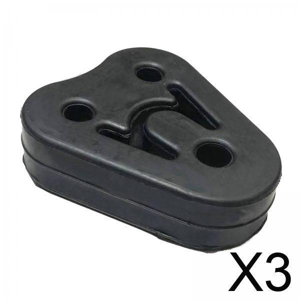 Exhaust Hanger Rubber Mount Universal Bracket 3 Holes Durable Muffler Support for Automotive Accessories
