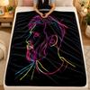 Flannel BlanketLionel Messi Warm Soft Throw Blanket for Indoor Sofa Bed Living Room Use