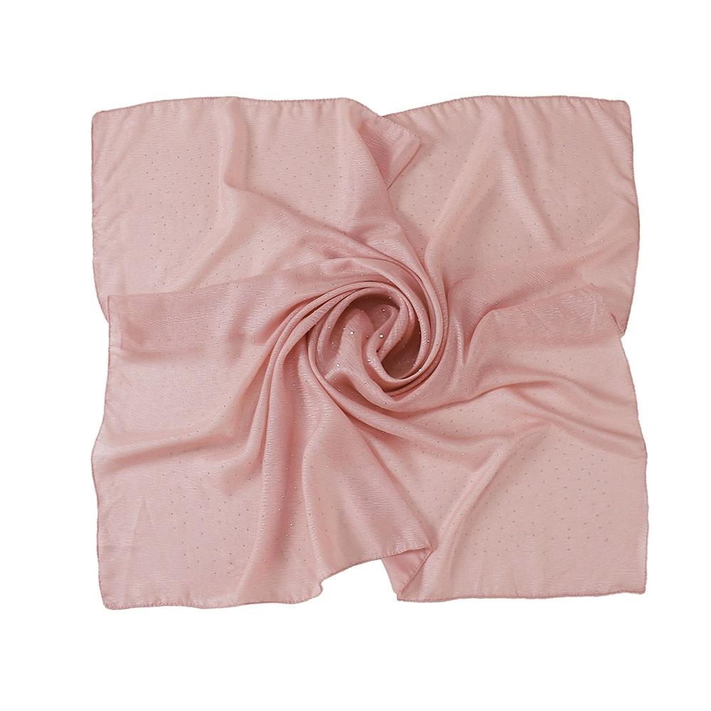 Women Malaysian Square Scarves Foulards Female Bandana Lady Hijabs 90CM
