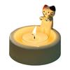 Cat Candlestick Warm Claw Cartoon Cat Candlestick Cute Cat Fragrance Mini Tea Lamp Candlestick Cat Decoration