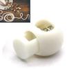 Spring Cord Lock Single Hole End Round Fastener Buttons Slider Toggle Stopper for Backpack Shoelace