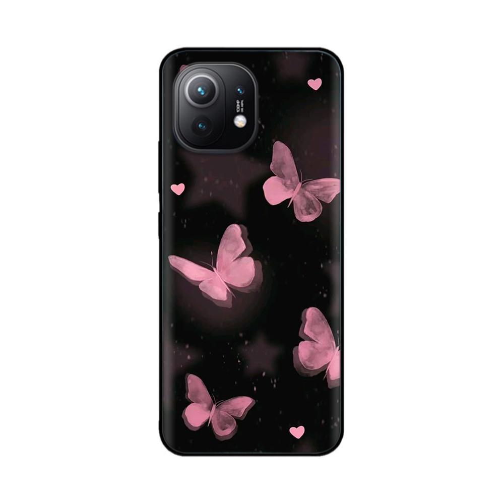 Phone Case For Xiaom Mi 11 Lite Case Soft Silicone Shockproof Back Cover For Xiaomi 11 Lite 11Lite 5G NE Protective Shell Fundas