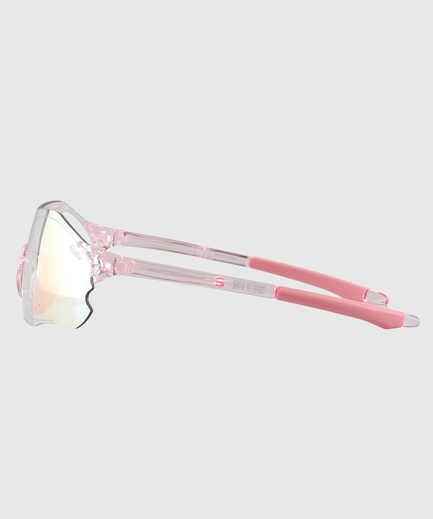 Tuditeo Une Sports Outdoor Goggles Sunglasses C8 Photochromic Pink/Clear Frame Pink
