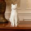 Geometric Cat Figurine, 3D Printed Low-Poly Cat Sculpture, Modern Artistic Cat Statue for Home Table Shelf Decoration