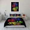 Colorful dice pattern. Bedding sets Duvet cover sets Duvet covers Pillowcases(1* Duvet Cover 2* Pillowcases without duvet insert)