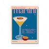 Margarita Martini Cocktail Bar Prints and Posters Retro Aesthetic Wall Art Pictures Kitchen Shop Club Decor Canvas Painting