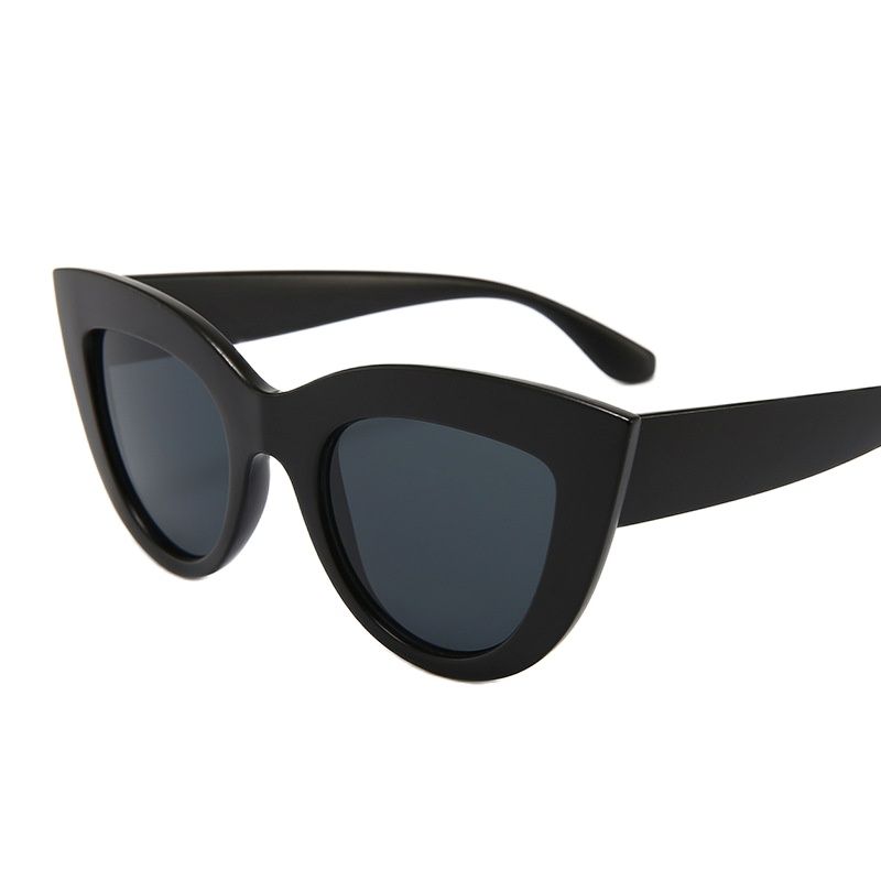 Big Cat Eye Ladies Sun Glasses Glasses Colored Eyeglasses Ladies Vintage Sun Glasses Female Black Pink Blue Cateye Sunglasses Designer Style Style