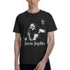 Dorsogna Mens T-Shirt Janis Joplin Cotton Tee Short Sleeve Graphic T-Shirt Undershirts