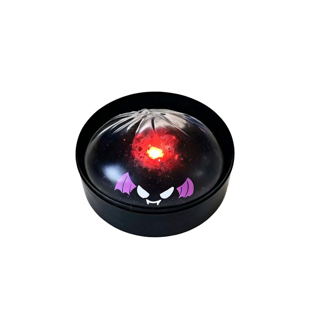 Stress Toy Bun Shape with LED Light, Cute Toy for Anxiety, Sensory Toy for Kids and Adults