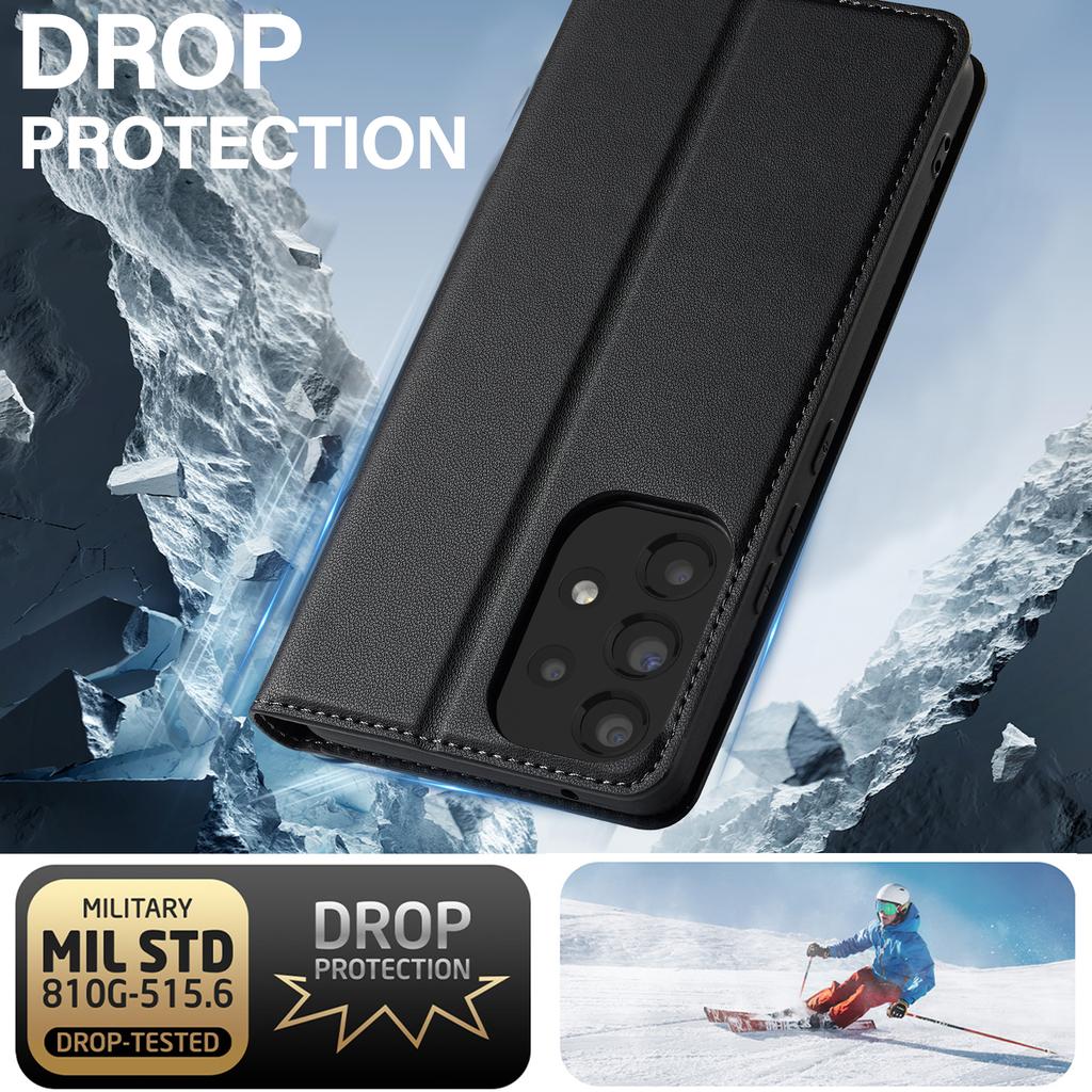 LC.IMEEKE L1 Series for Samsung Galaxy A53 5G Case PU Leather Wallet Stand Protective Phone Cover