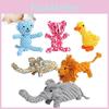 Adorable Cotton Rope Dog Toys Including Cute Yellow Duck Giraffe Moose For Chewing Dental Care And Fun Playtime Activities