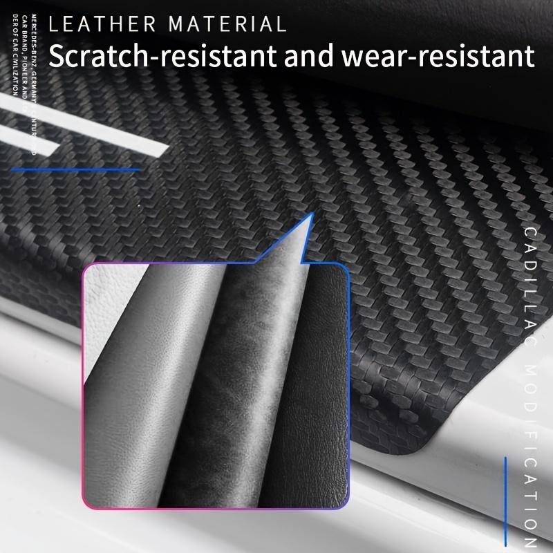 9 BUC Scaune de Ușă Auto Protecții Stickere Folie Anti zgârieturi Protecție Fibră de Carbon Capac Pedală zgâriată Accesorii Auto