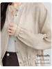 Yi Fei Women's 2026 Summer Ramie Shirt Jacket: Casual, Versatile, Slimming Long Sleeve Top, Breathable Fabric