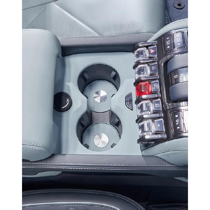 Car Center Control Panel Silicone Pad Fit for BYD Leopard 5 -2025 Modified Auto Center Control Water Cup Protection Pad