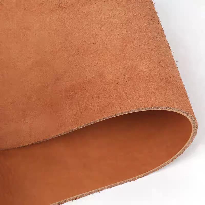 4.5mm head layer hard cowhide material handmade leather goods DIY light brown vegetable tanned leather shoes outsole belt scabba