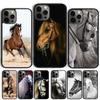 Handsome Horse Animal Phone Case For iPhone 17 Air 14 15 16 13 12 Cover For Apple 14 15 16 Pro Max Plus Coque
