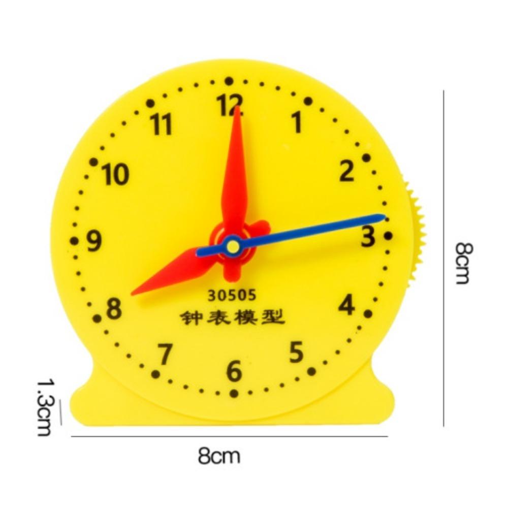 Clock Model Mathematics Kindergarten Primary School Clock Teaching Aids Children First and Second Grade Time Cognition Learner Toy