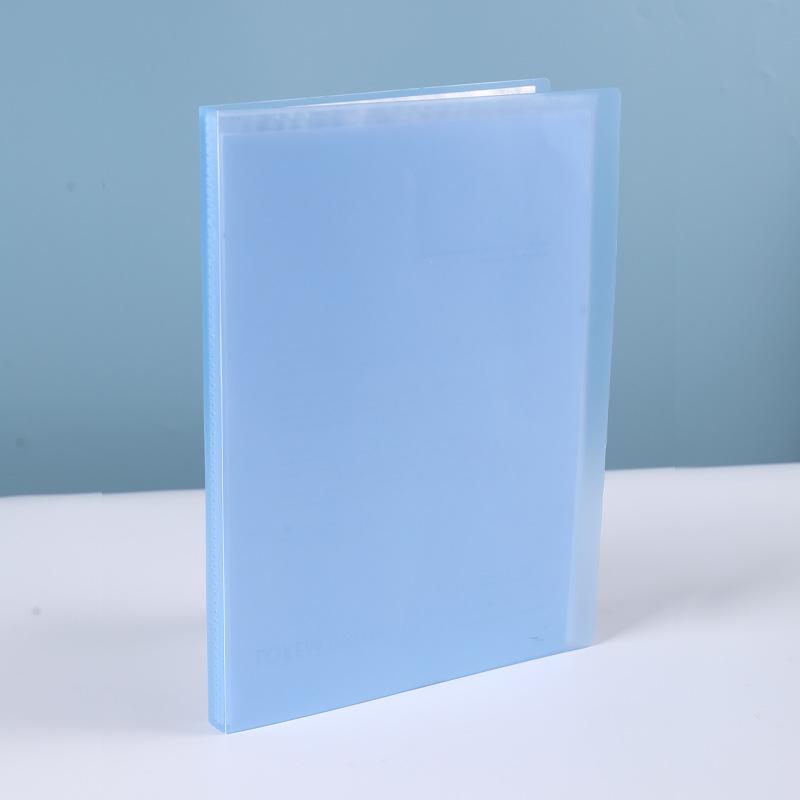 A4 Brochure Storage Album with Transparent Multi-layer Ring Binder