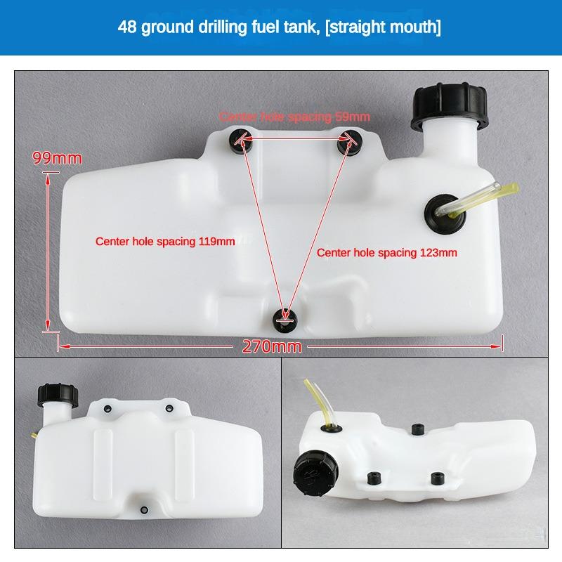 Depósito de Combustible para Desbrozadora Compatible con 140/139/34/32/44-5/G45/48/40-5B/40-5/40-6 para Komatsu Kawasaki Robin Desbrozadora Piezas de Desbrozadora