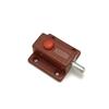 Automatic Plastic Button Spring Bolt 2pcs Window Door Latch Wood Door Catch Lock Fastener Hardware with Metal Pin for Home Use