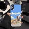 Anime Dundun Phone Case For IPhone 17 Air 16 E 15 14 Plus 13 12 11 Pro Max Colored Silver Cover