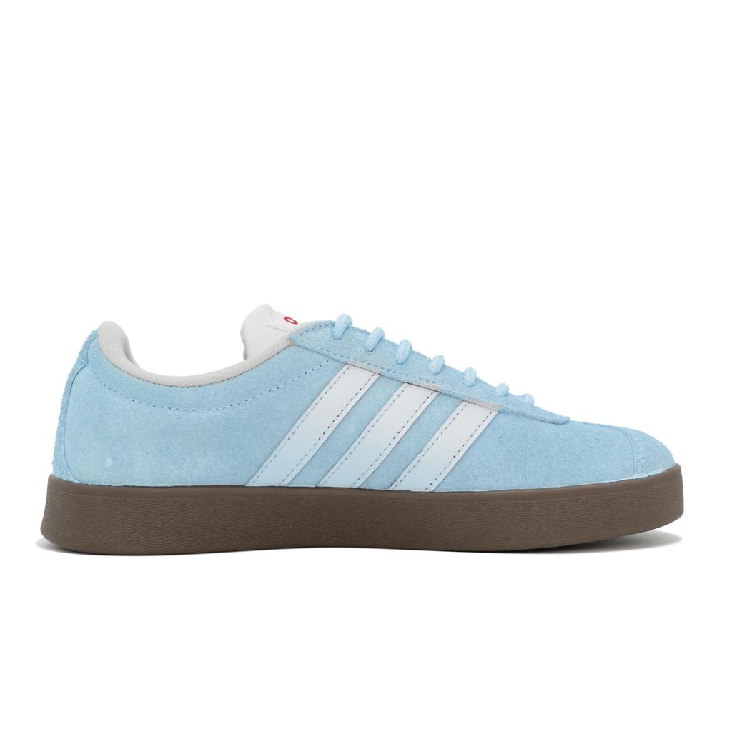 Adidas VL COURT 2.0 Slip Resistant Abrasion Resistant Low top Skateboard Shoes Unisex Blue White JS3003(Team837-)