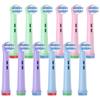By Japanese Designer RIKA Oralica Compatible Brushes for Braun Electric Mini Size [Supervised FUKAE] 12-Pack Oral-B Toothbrushes, Soft, BPA-Free,