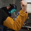 High Heat Resistance Leather Welding Arm Guards Cut Resistance Welding Arm Covers  Industrial Use