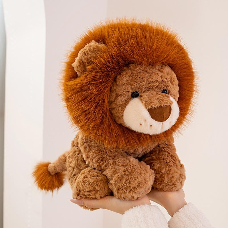 Plush Lion Toy With Pp Cotton Filling For Children Gift And Comfort