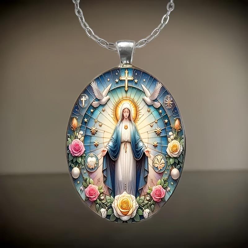 Кулон Элегантный - Овальный Дизайн Стильный Подарок для Женщин Подходит для Повседневного Ношения Ожерелье 50CM