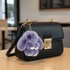 Fluffy Play Dead Rabbit Doll Fashion Plush Rabbit Pendant Rabbit Fur Keychain  Women