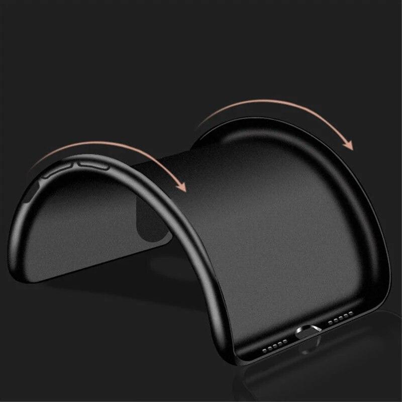 Ultratenký pískovcový matný zadní měkký kryt z TPU pro iPhone 15 Plus 14 11 12 13 Pro Max SE 2020 8 XR XS Max Plus pouzdro na telefon