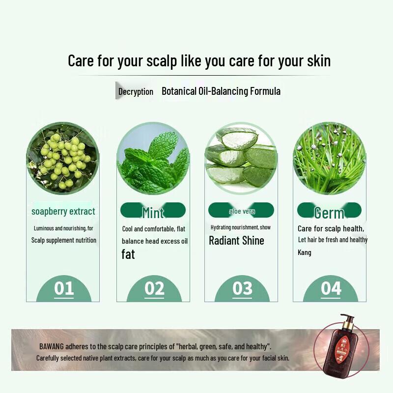 Bawang Sapindus Oil Control & Anti-Dandruff Shampoo