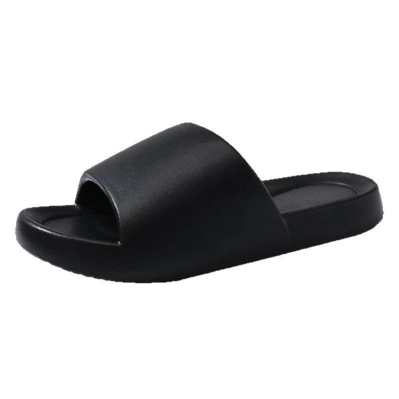 Slippers men's new outer wear household sandals bathing in the bathroom eva non-slip one-word drag silent and light home drag