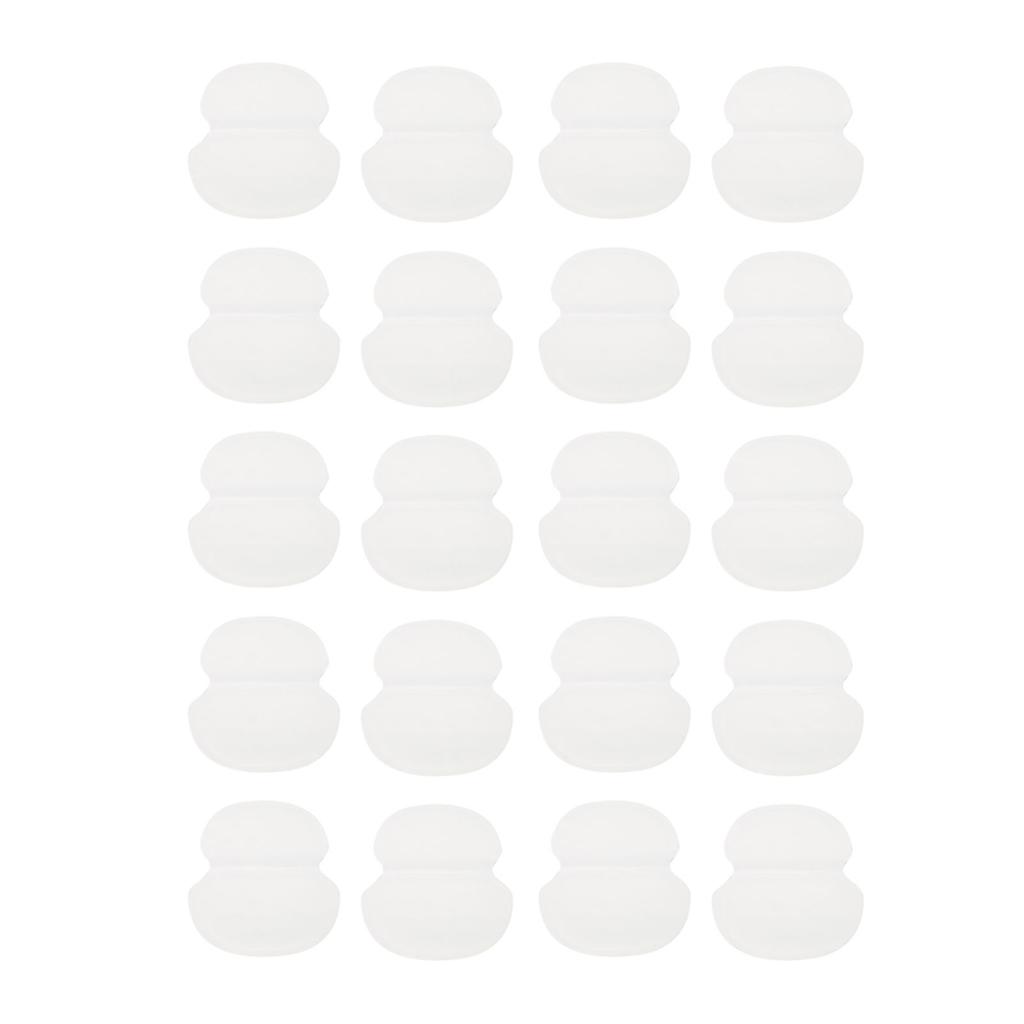 Disposable Underarm Sweat Absorbent Pads Unisex Cotton Armpit Sweat Guard 20pcs
