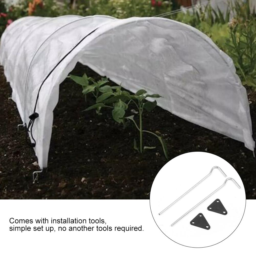 Plastic Film Shade Culture Tunnel Plant Grow Protection Tunnel for Greenhouse Planting