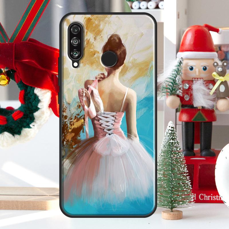 Ballerina Ballet Dance Girl For Huawei Nova Y73 Y60 Y70 Y90 Y72 Y61 Y91 7i 8i 11i 12i 12s 9 10 SE P20 P30 P40 Lite Case