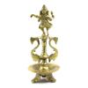 Lord Ganesha Deepak Mässing Oljeflamma Diya Ställ