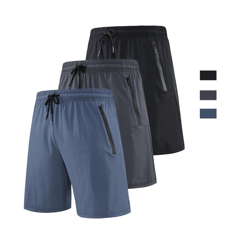 

Men s Quick-Dry Breathable Ice Silk Basketball Shorts 3XL