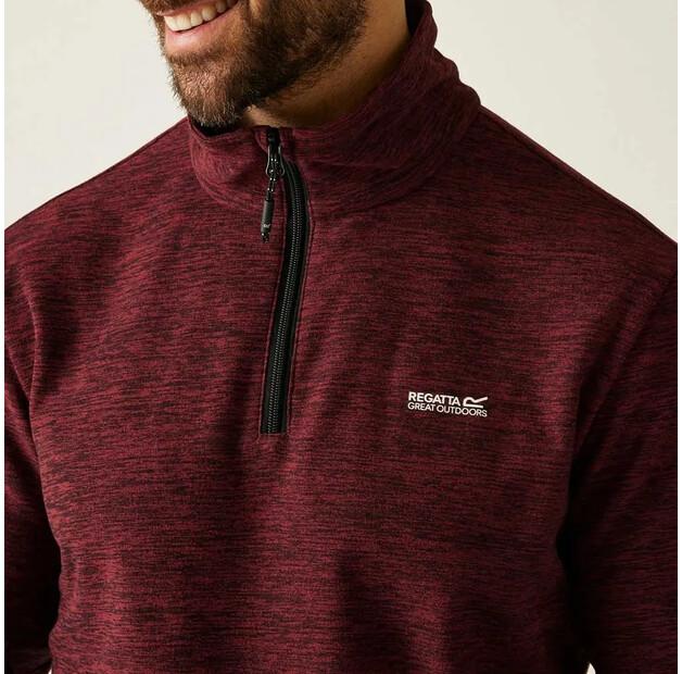 Regatta Fleece Jacket with Half-zip Thompson Marl