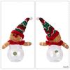 Christmas Candy Gift Box Transparent Storage Jar For Cookies Snacks Gingerbread Man Food Container Kids New Year Decoration