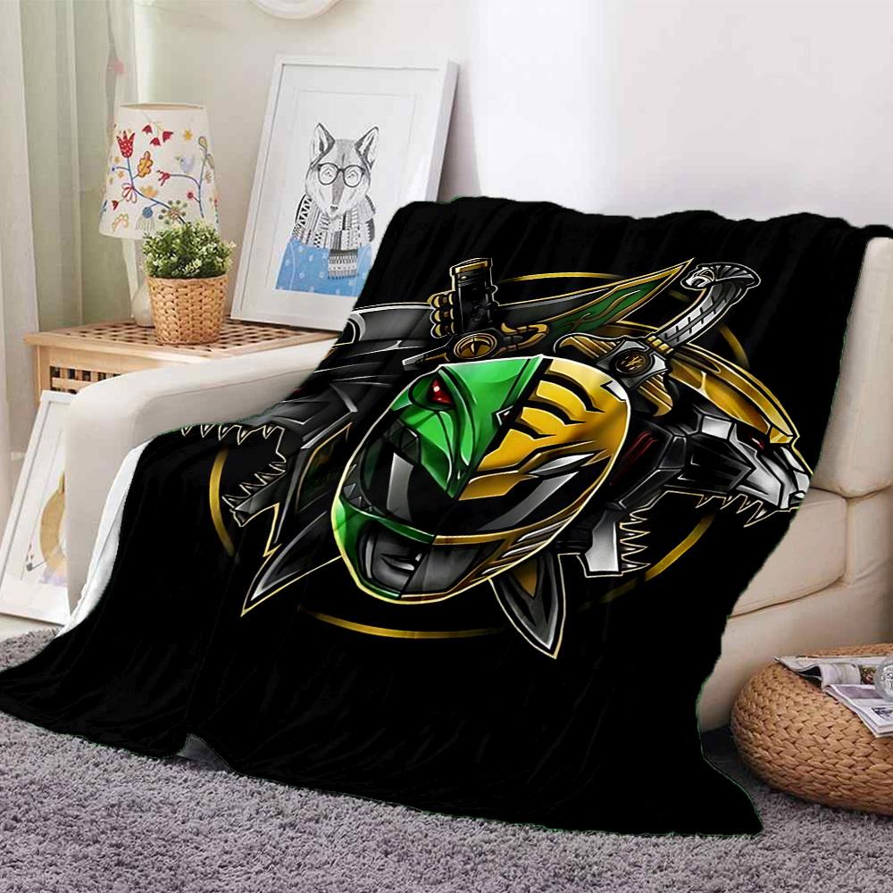 1pc Power Rangers Soft Comfortable Blanket Digital Print, All Season Multipurpose Knit Fabric Bedding, Office, Sofa Home Decor Blanket