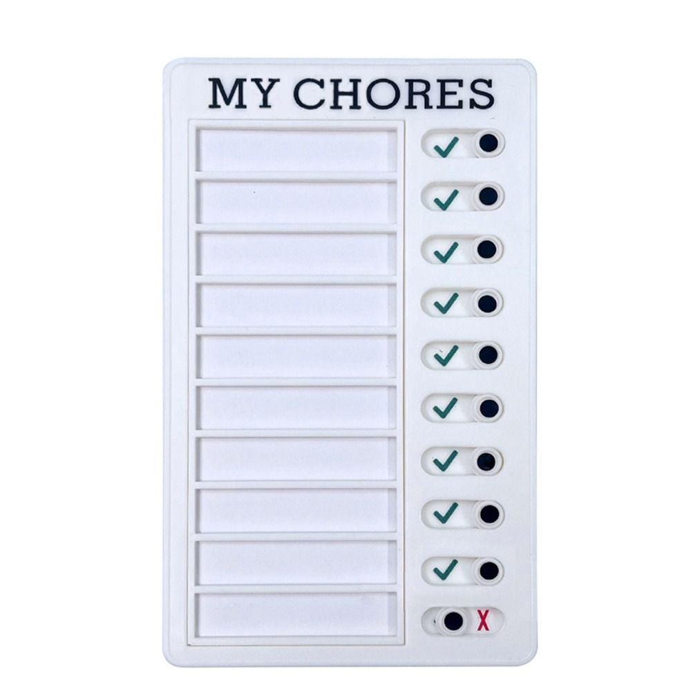 Memo Holiday Task Checklist Daily Planner Schedule Self-discipline Punch Card Planning Board